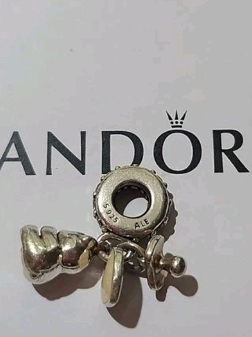 Pandora Silver Multi-Charm Dangle Pendant